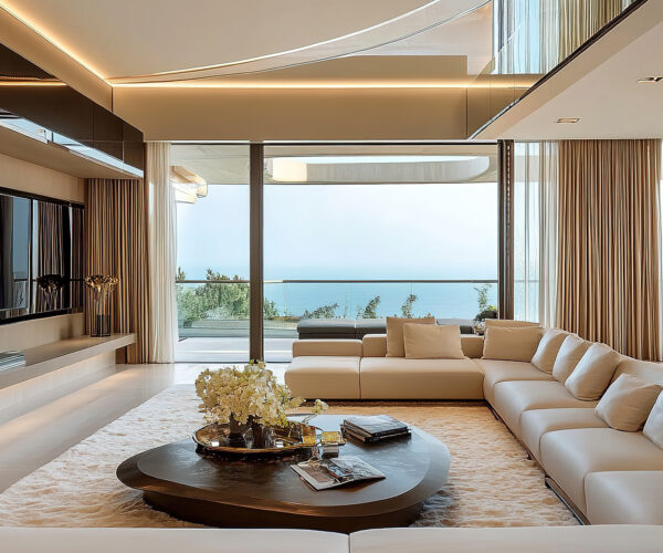 Elegant Modern Luxury Living Room Interiors