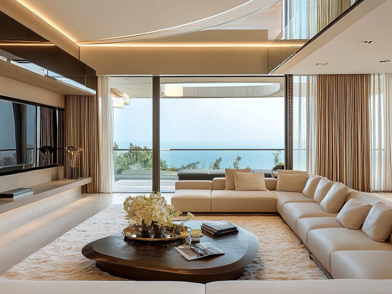 Elegant Modern Luxury Living Room Interiors