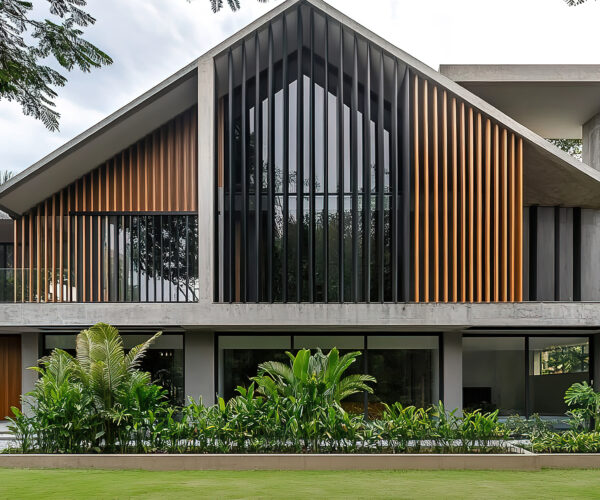 Modern Tropical House Design with Smart Shading