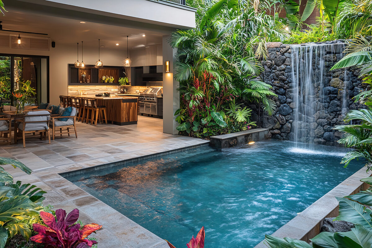 Luxury Outdoor Living Space for Modern Home
