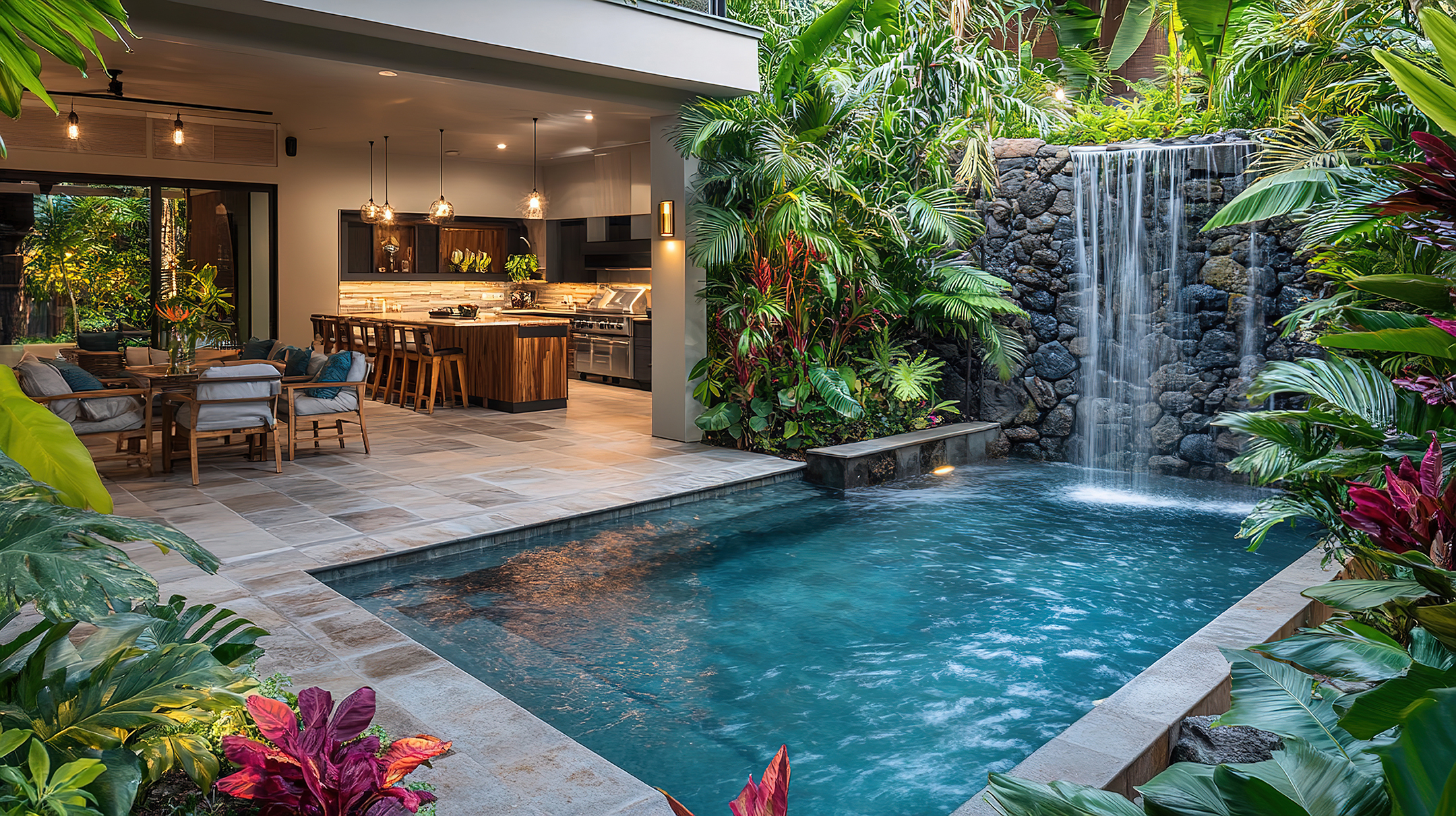 Outdoor Luxury Living Spaces for Stylish Modern Homes